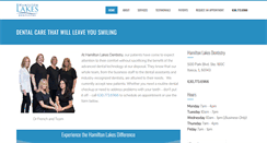Desktop Screenshot of hamiltonlakesdentistry.com